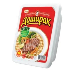 Лапша ДОШИРАК В ЛОТКЕ со вкусом говядины, 90 гр
