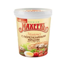 Майонез МАХЕЕВЪ с перепелиным яйцом 800 гр (ведро)