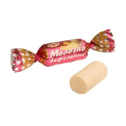 Конфеты МОЛОЧНО-ВАФЕЛЬНЫЕ вес 1 кг