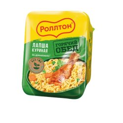 Лапша РОЛЛТОН В ЛОТКЕ со вкусом курицы, 90 гр