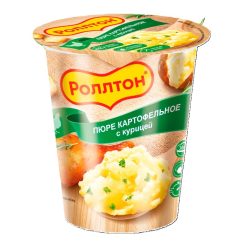 Пюре картофельное РОЛЛТОН со вкусом курицы, 55 гр