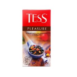 Чай TESS Pleasure в пакетиках с шиповником и яблоком, 25 шт