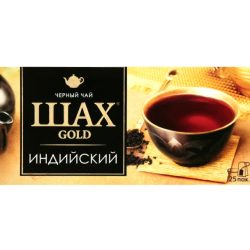 Чай ШАХ GOLD индийский в пакетиках, 25 шт