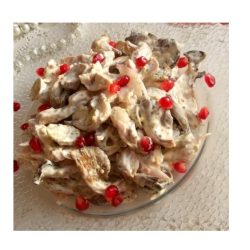 Салат из языка, с вешенками