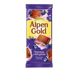 Шоколад ALPEN GOLD черника-йогурт 85 гр
