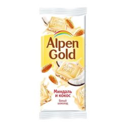 Шоколад ALPEN GOLD миндаль и кокос 85 гр