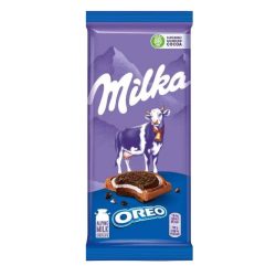 Шоколад плиточный MILKA OREO ваниль 87 гр