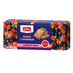 Крекер SLAKON с ягодным джемом 260 гр