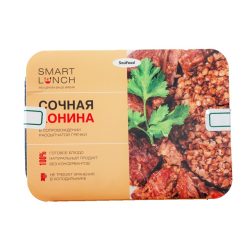 SMART LUNCH Сочная конина в сопровождении рассыпчатой гречки 270 гр
