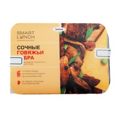 SMART LUNCH Сочные говяжьи рёбра в сопровождении с ароматным гороховым пюре 300 гр